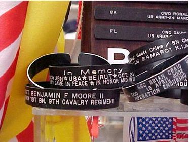 Beirut Memorial Bracelet BLK ALUM