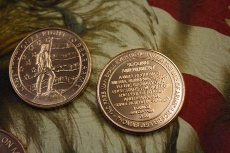 2nd Amendment Coin 1oz copper