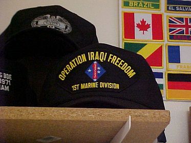OIF 1ST USMC HAT