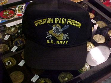 OIF US NAVY HAT