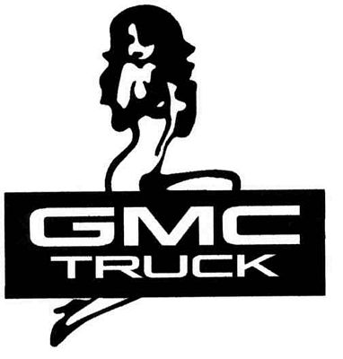 Sticker 6" GMC Truck Lady