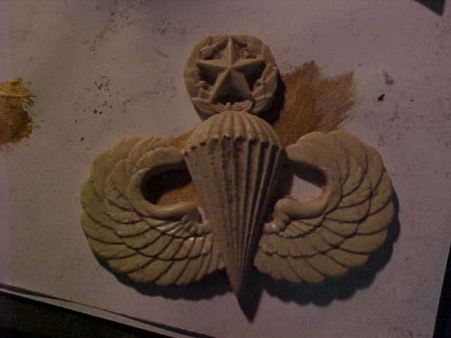 US Army Master Jump Wings UNCLEANED
