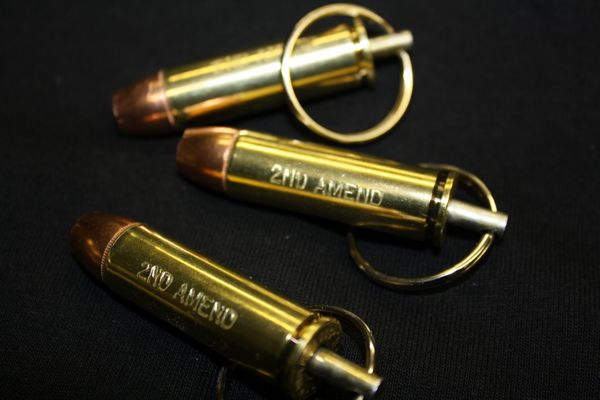 1 each SW 500 Cal Key Fob- engraved with 2nd Amend