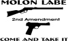 Molon labe Come and Take it Car Sticker