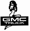 Sticker 6" GMC Truck Lady