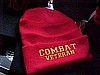 100% Acrylic beanie cuff knits -CMBT Medic Red